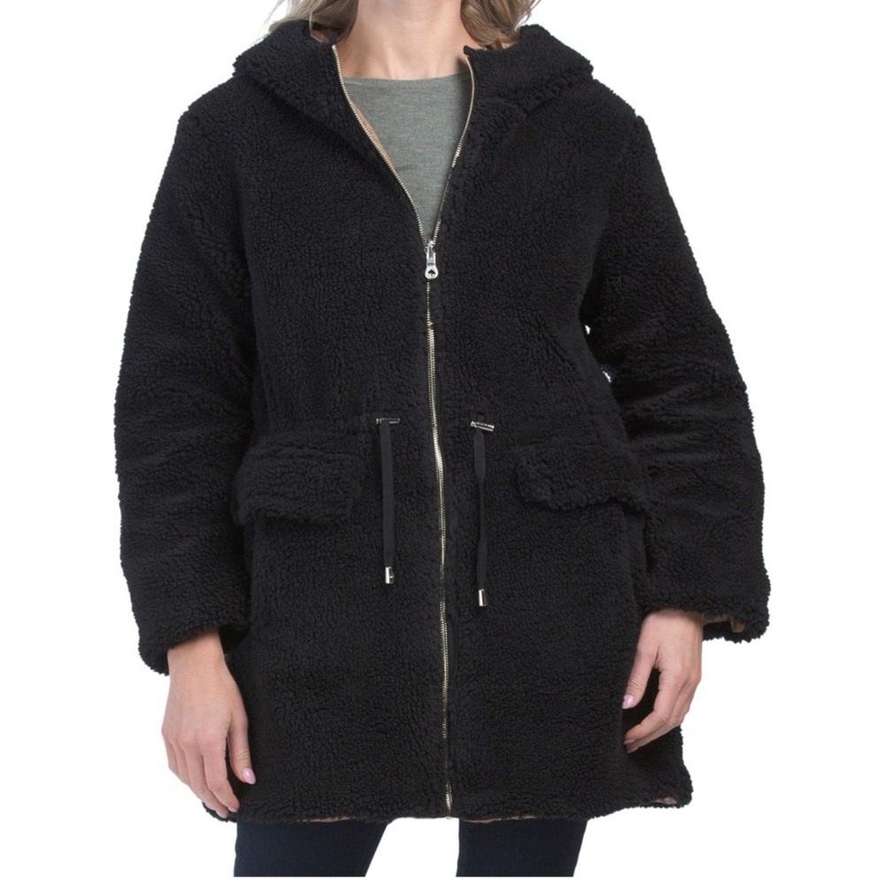 🔥🔥🔥Kate Spade reversible faux fur quilted coat